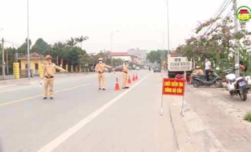 Không sử dụng rượu bia khi tham gia giao thông