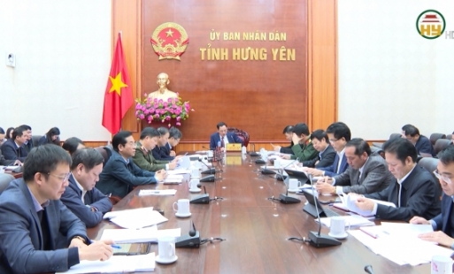 Chủ tịch UBND tỉnh chủ trì Hội nghị giao ban UBND tỉnh với các thành viên