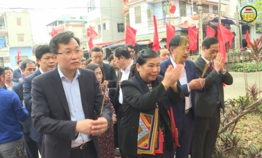 Dâng hương tưởng niệm 80 năm ngày hy sinh của đồng chí Tô Hiệu