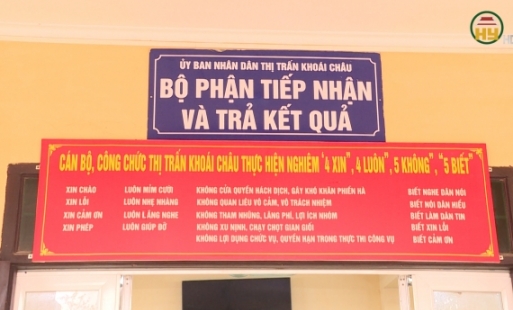 Huyện Khoái Châu thực hiện hiệu quả công tác Dân vận chính quyền