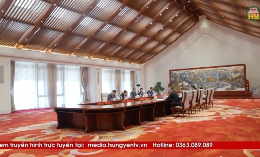 Bí thư Tỉnh ủy Hưng Yên làm việc với lãnh đạo Thành ủy Bắc Kinh