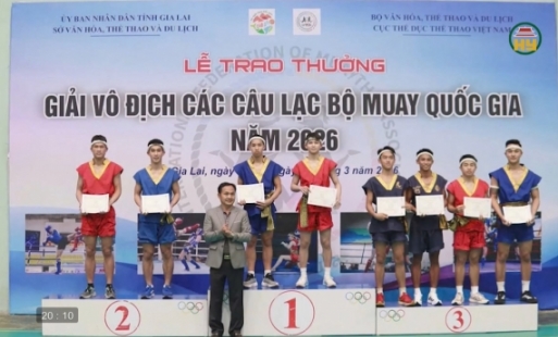 Đội tuyển Muay Hưng Yên giành huy chương vàng