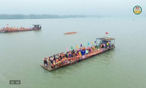 Rước nước tại lễ hội đền Đa Hòa – Dạ Trạch