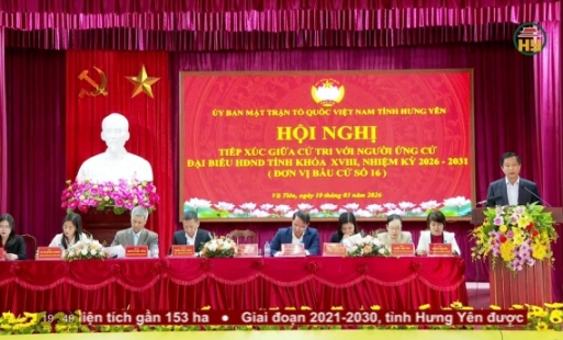 Ứng cử đại biểu HĐND tỉnh tiếp xúc cử tri