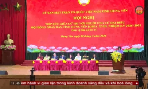 Ứng cử viên đại biểu HĐND tỉnh tiếp xúc cử tri