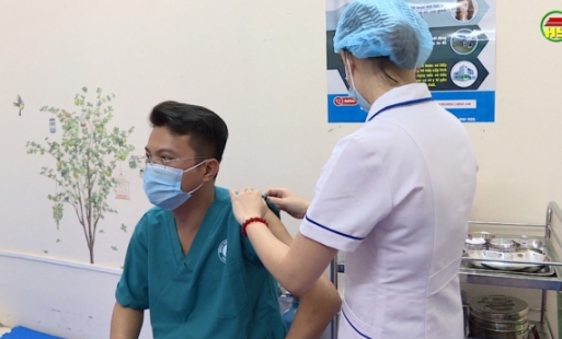  Hưng Yên tiên vắc xin phòng chống Covid-19 đợt 2 được 3000 người