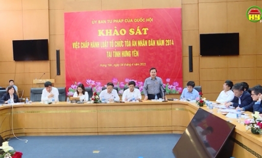 Khảo sát việc chấp hành Luật Tổ chức Toà án