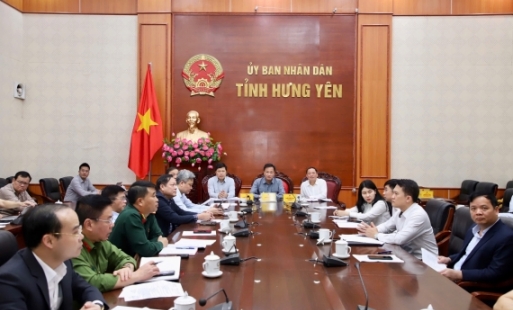 Lãnh đạo tỉnh Hưng Yên dự Hội nghị Chính phủ với các địa phương