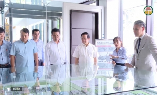 Đồng chí Bí thư Tỉnh ủy làm việc tại Khu công nghiệp Thăng Long II
