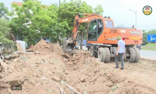 Giải tỏa vi phạm hành lang an toàn giao thông
