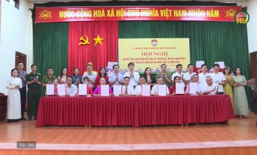 Xã Như Quỳnh ra mắt khu dân cư “ Đoàn kết, ấm no, hạnh phúc ’’