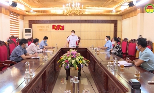 Phó Bí thư Thường trực Tỉnh ủy kiểm tra công tác chuẩn bị bầu cử ở huyện Phù Cừ