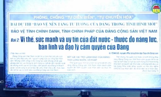 Đấu tranh phản bác quan điểm sai trái trên môi trường mạng