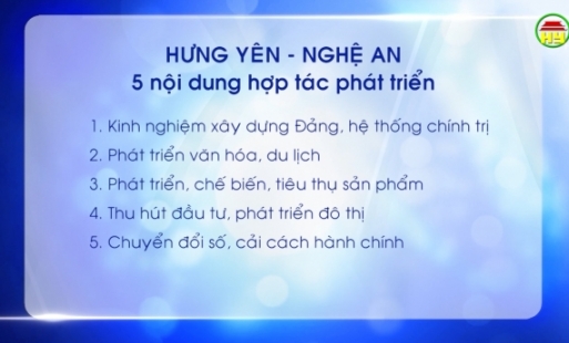 Hưng Yên - Nghệ An, mạch nguồn quá khứ, kết nối tương lai  