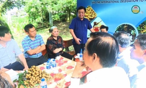 Bộ trưởng Bộ Nông nghiệp và Phát triển nông thôn thăm một số mô hình sản xuất nông nghiệp tại Hưng Yên