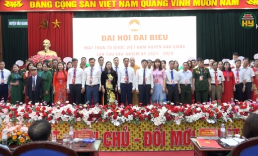 Đại hội đại biểu MTTQ Việt Nam  huyện Văn Giang lần thứ XXV , nhiệm kỳ 2024- 2029