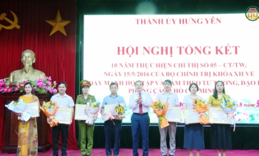 Tổng kết 10 năm thực hiện chỉ thị 05