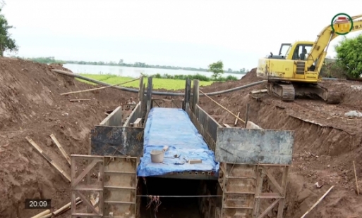 Khẩn trương hoàn thành công trình phòng, chống lụt bão