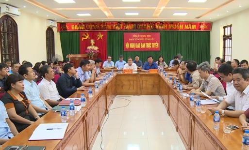 Hưng Yên dự hội nghị  trực tuyến tham khảo kinh nghiệm xây dựng bộ máy công quyền ưu tú của Singapore