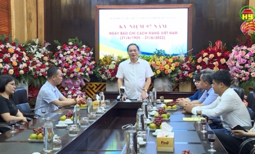 Chủ tịch UBND tỉnh chúc mừng ngày Báo chí Cách mạng Việt Nam 