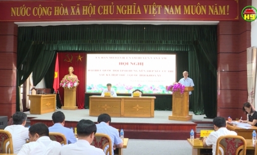 Đại biểu Quốc hội tiếp xúc cử tri huyện Văn Lâm 