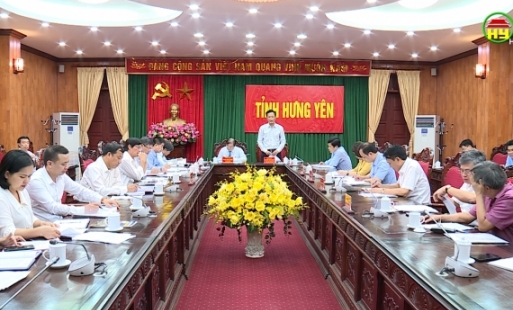 Đảng đoàn Liên hiệp các Hội Khoa học và Kỹ thuật Việt Nam làm việc tại tỉnh Hưng Yên