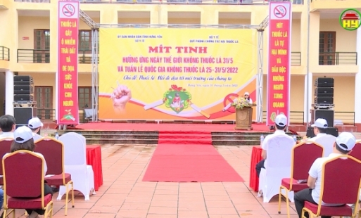 Mít tinh ngày thế giới phòng chống thuốc lá