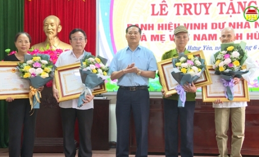 Truy tặng Danh hiệu vinh dự Nhà nước “Bà mẹ Việt Nam anh hùng” 
