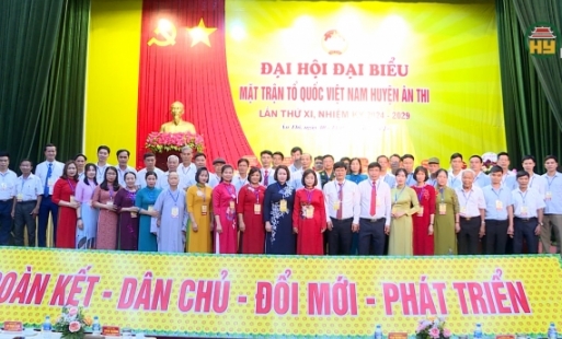 Đại hội đại biểu MTTQ Việt Nam huyện Ân Thi lần thứ XI, nhiệm kỳ 2024 - 2029