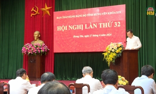 Hội nghị Ban Chấp hành đảng bộ tỉnh lần thứ 32