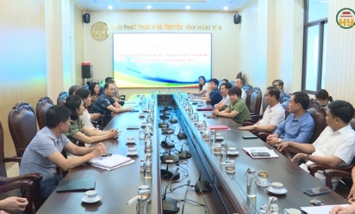 Báo Thái Bình làm việc tại Báo Hưng Yên