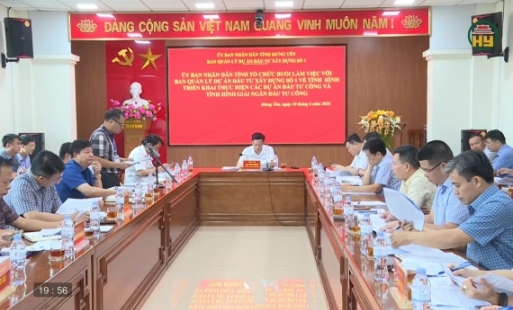 Đẩy nhanh thực hiện các dự án đầu tư 