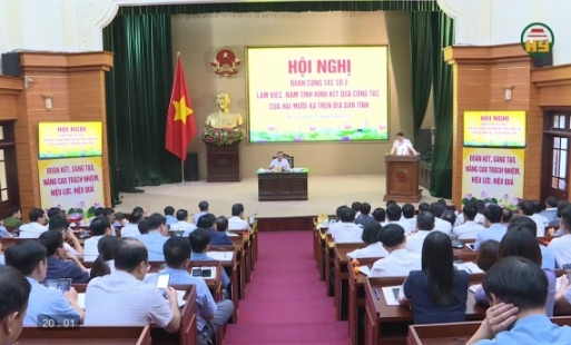 Đoàn công tác của Ban Thường vụ Tỉnh ủy làm việc với các xã