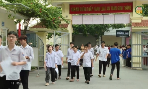 Hơn 43.000 thí sinh dự thi tốt nghiệp hoàn thành ngày thi thứ nhất 