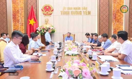 UBND tỉnh Hưng Yên làm việc với CLB Doanh nhân Sao Đỏ 