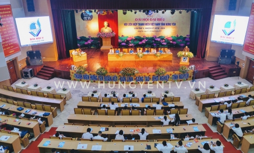 Khai mạc Đại hội đại biểu Hội LHTN Việt Nam tỉnh Hưng Yên lần thứ V,  nhiệm kì 2019 - 2024