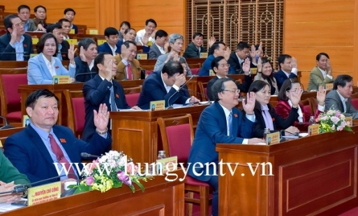 Thông qua 23 nghị quyết tại kỳ họp thứ 10 HĐND tỉnh khóa XVI