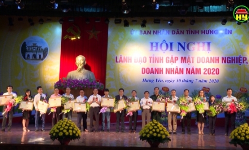 Lãnh đạo tỉnh Hưng Yên gặp mặt doanh nghiệp, doanh nhân năm 2020