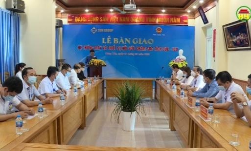 Tập đoàn SunGroup tài trợ cho Hưng Yên trang thiết bị y tế