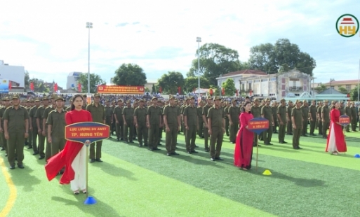 Hưng Yên ra mắt lực lượng bảo vệ an ninh trật tự tại cơ sở