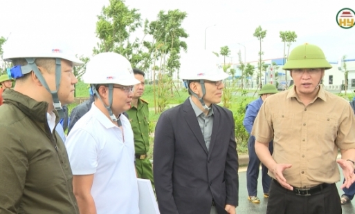 Bí thư Tỉnh ủy kiểm tra công tác phòng, chống bão