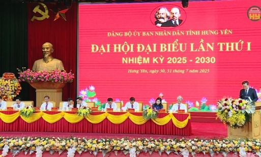 Đại hội đại biểu Đảng bộ UBND tỉnh Hưng Yên lần thứ nhất 