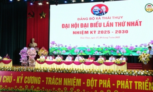 Đại hội đại biểu Đảng bộ xã Thái Thụy