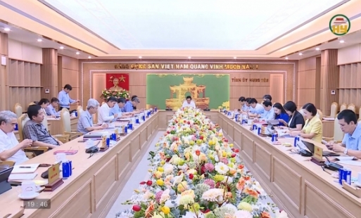 Ban Thường vụ Tỉnh ủy xem xét cho ý kiến về một số nội dung quan trọng 