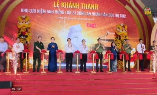  Khánh thành Khu lưu niệm Anh hùng Liệt sĩ Công an nhân dân Bùi Thị Cúc 