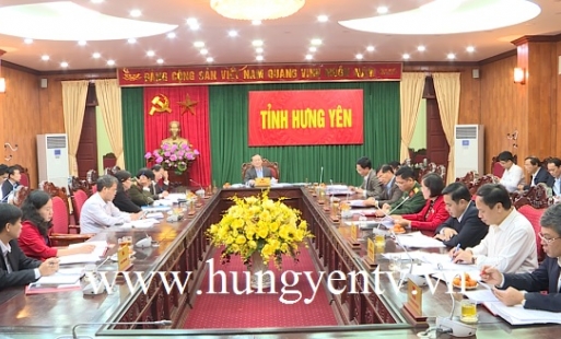 Họp Tiểu ban văn kiện Đại hội Đảng bộ tỉnh Hưng Yên lần thứ XIX
