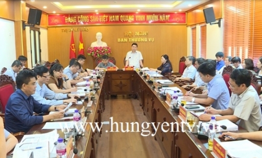 BTV Tỉnh ủy thảo luận, góp ý về một số nội dung chuẩn bị Đại hội  XIX Đảng bộ tỉnh