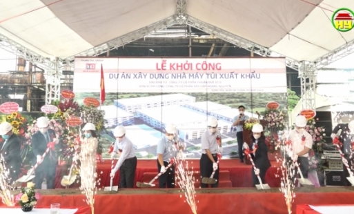 Khởi công xây dựng nhà máy sản xuất túi thân thiện với môi trường tại Kim Động