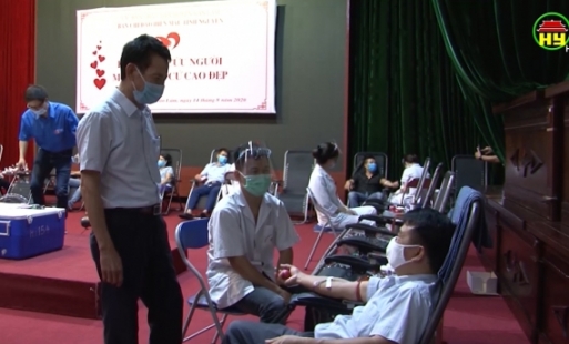 Ngày hội hiến máu tình nguyện huyện Văn Lâm thu trên 440 đơn vị máu