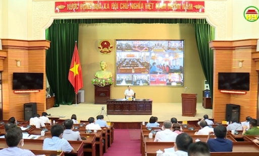 Họp trực tuyến của BCĐ phòng chống dịch Covid-19